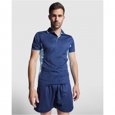 Logo trade promotional merchandise picture of: Montmelo short sleeve unisex sports polo